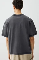Boxy Fit Washed T-shirt