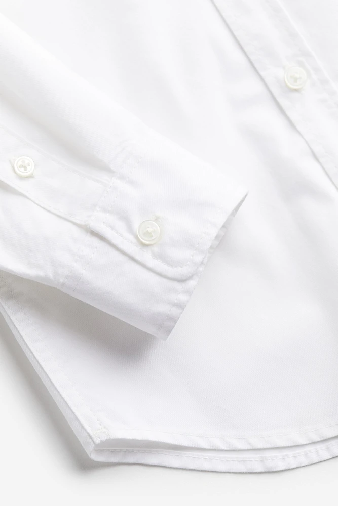 Long-sleeved Cotton Shirt