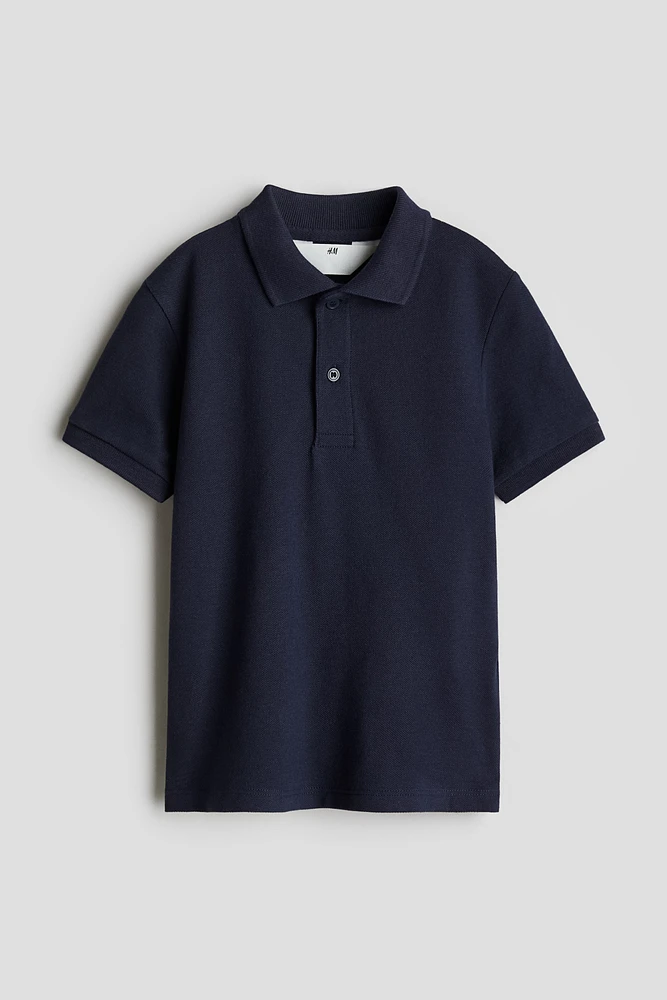 Cotton Pique Polo Shirt