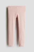 Ribbed Jersey Leggings