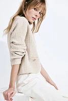 Moss-Knit Sweater