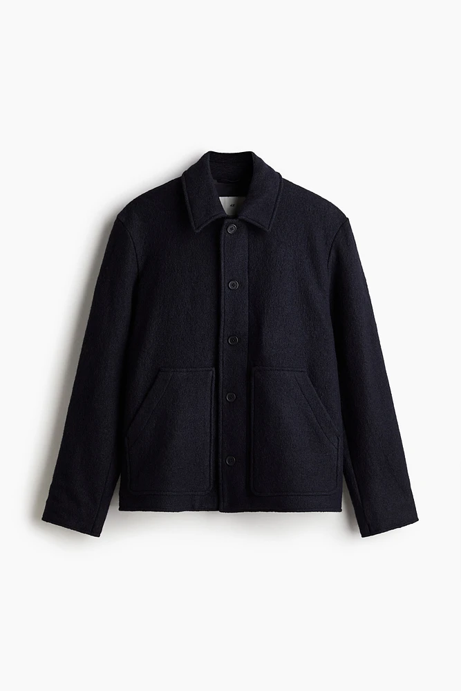 Regular Fit Wool-Blend Jacket