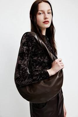 Twisted-Strap Shoulder Bag