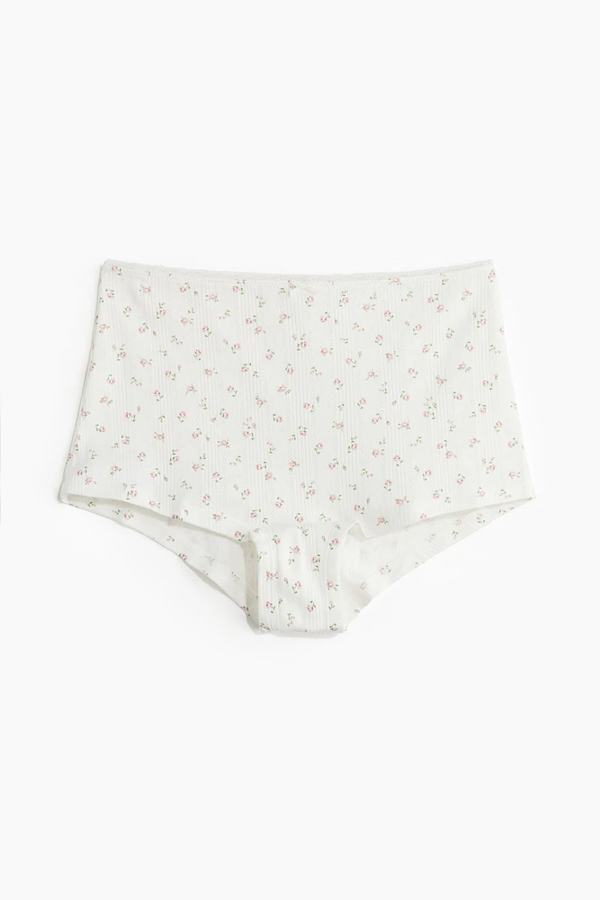 Pointelle Shortie Briefs