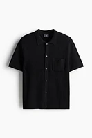 Chemise Coupe Classique en maille texturée