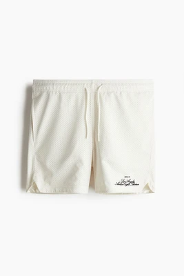 Regular Fit Mesh Shorts