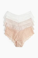 Lot de 5 culottes Hipster en dentelle