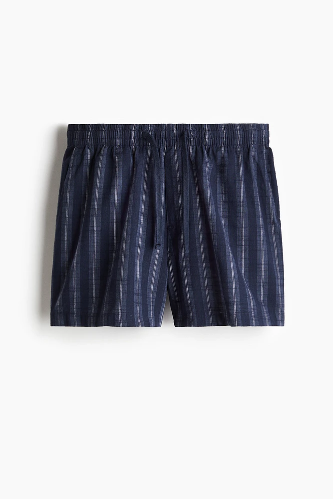 Cotton Pajama Shirt and Shorts