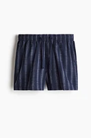 Cotton Pajama Shirt and Shorts