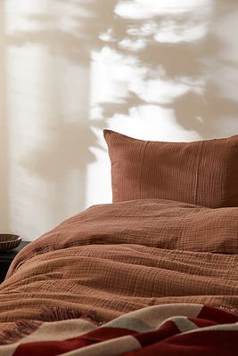 Parure de couette lit simple en mousseline