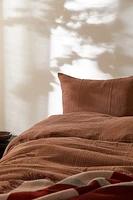 Parure de couette lit simple en mousseline