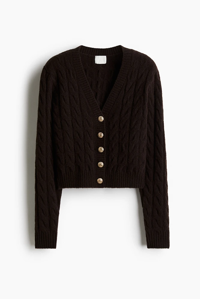 Cable-Knit Cardigan