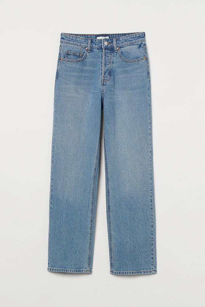 Straight High Ankle Jeans