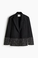 Embellished Twill Jacket