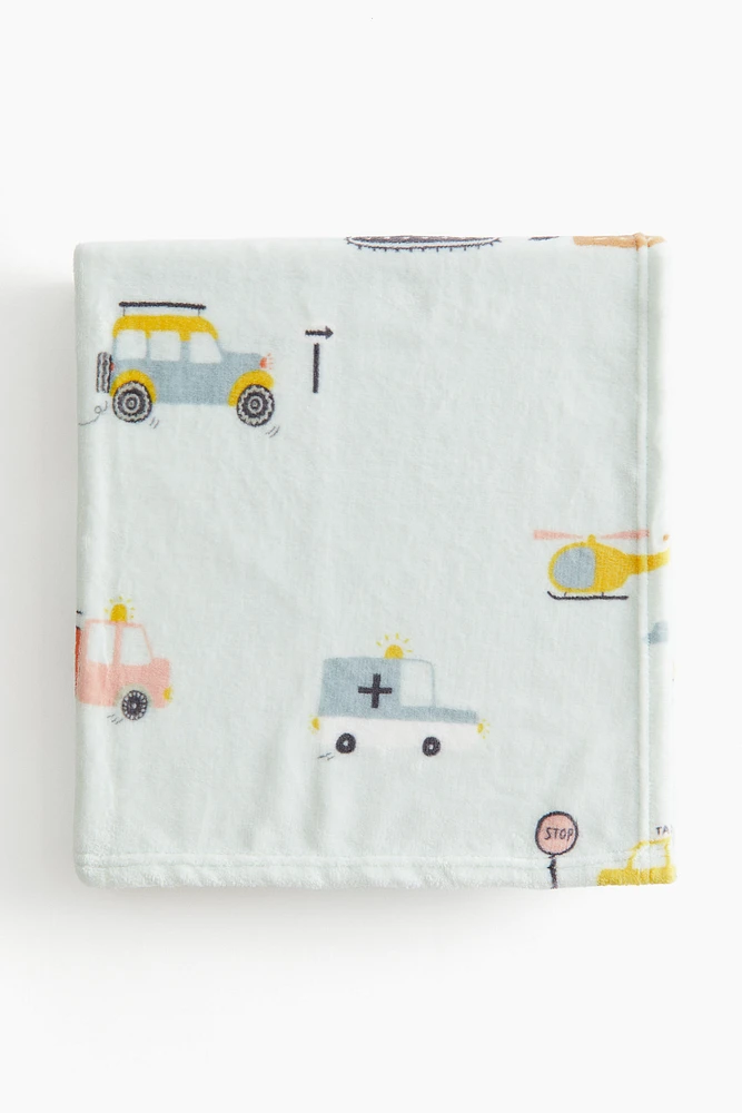 Patterned Fleece Throw