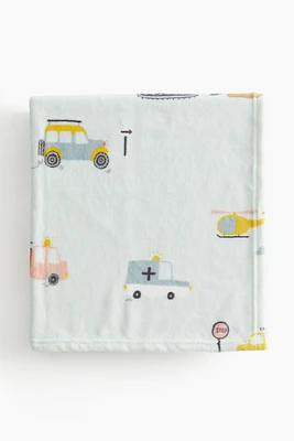 Patterned Fleece Throw