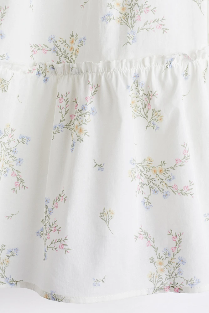 Ruffle-Trimmed Dress