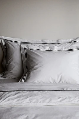 Cotton Percale Twin Duvet Cover Set