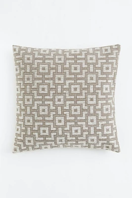 Housse de coussin jacquard