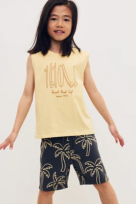 Printed Sweatshorts