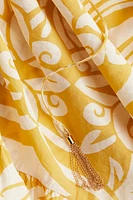 Robe avec cordon de serrage