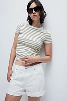 Ribbed T-shirt