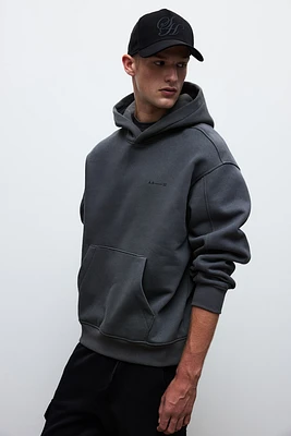 Loose Fit Printed Hoodie