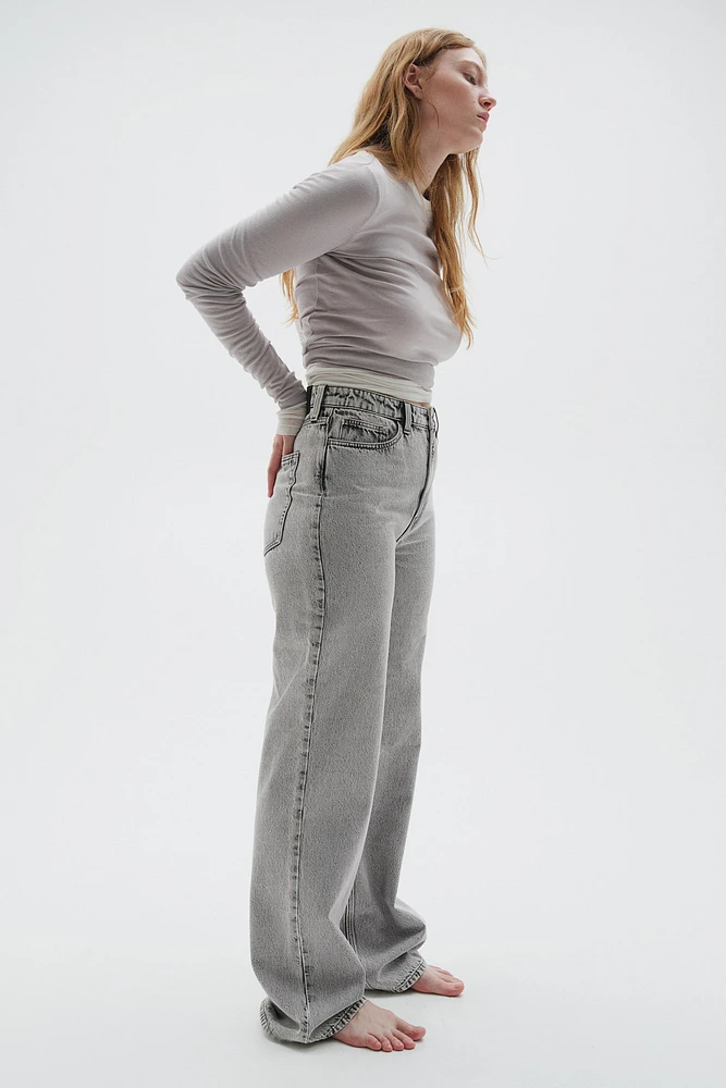 Curvy Fit Wide Ultra High Jeans