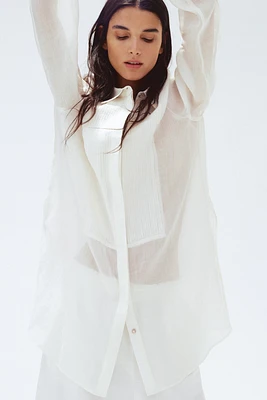 Ramie Tuxedo Shirt