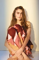 Crêpe Maxi Dress