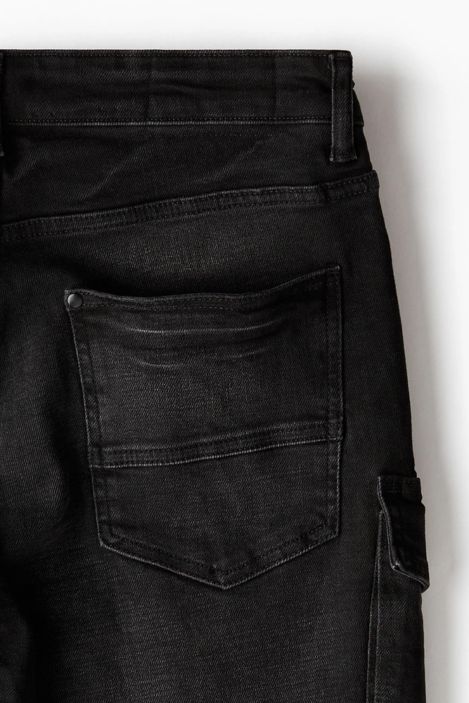 Jean cargo Coupe Amincie