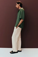 Loose-Fit Crinkled Resort Shirt