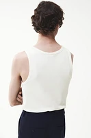 Slim Fit Ribbed Tank Top