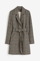 Tie Belt Coat