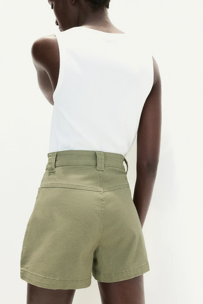 Twill Cargo Shorts