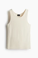 Slim Fit Ribbed Tank Top