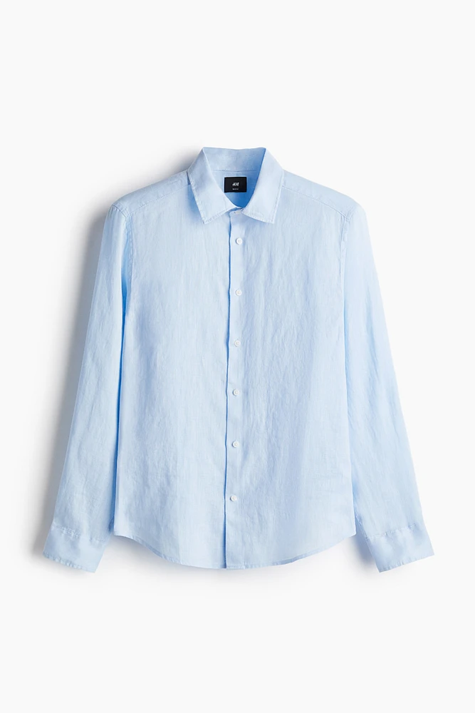 Slim Fit Linen Shirt