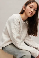 Cable-Knit Sweater