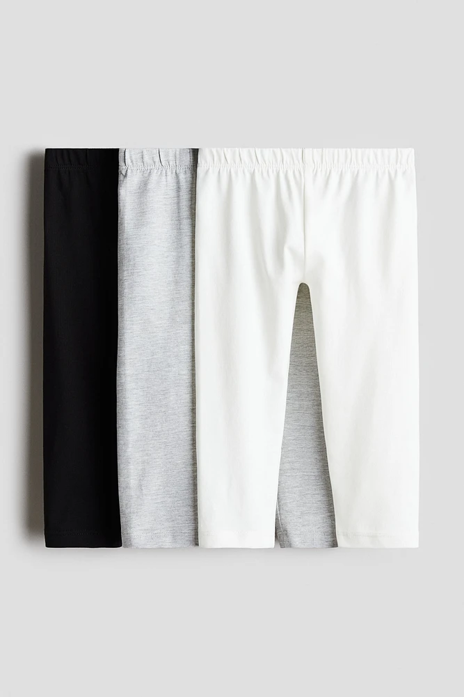 Lot de 3 leggings en coton