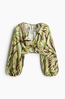 Open-Back Blouse