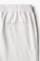 Pantalon décontracté en lin mélangé