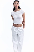 Wide-leg Joggers