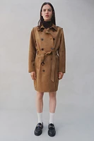 Napped Trench Coat