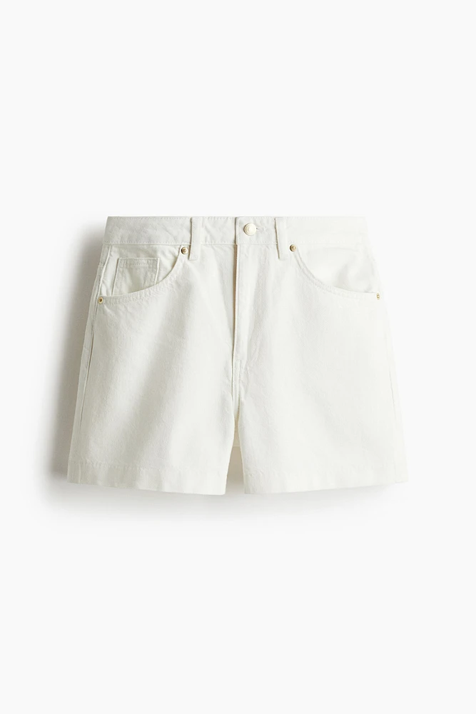 High Denim Shorts