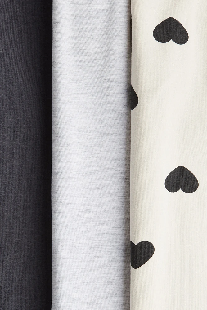 3-pack Flared Cotton Leggings