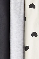 3-pack Flared Cotton Leggings