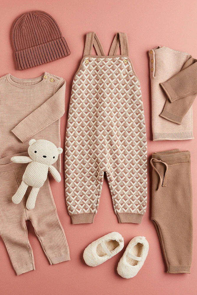 2-piece Fine-knit Cotton Set