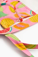 Patterned Beach Bag