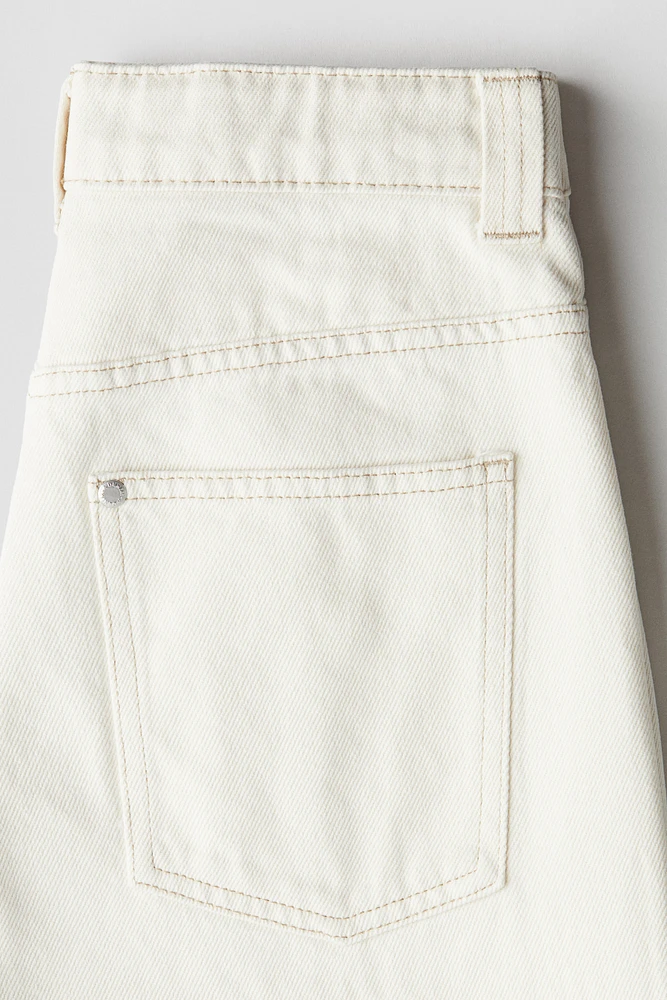 Short flottant en denim