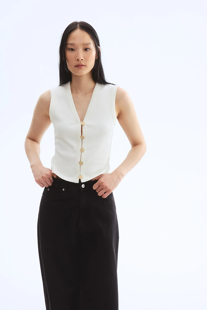 Gilet à boutons